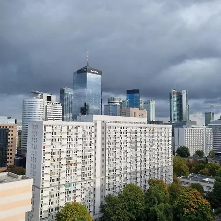 Apartamento Warsaw Skyview Exterior foto