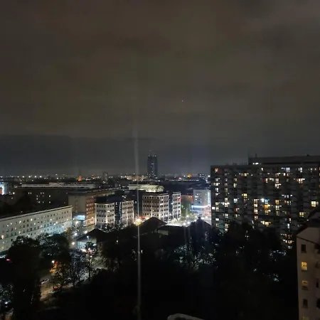 Apartamento Warsaw Skyview Exterior foto